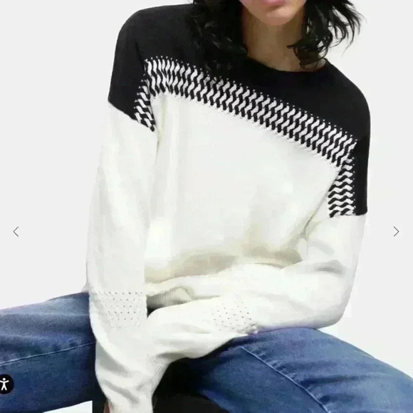 The Kooples Two-tone jumper Size M NWT